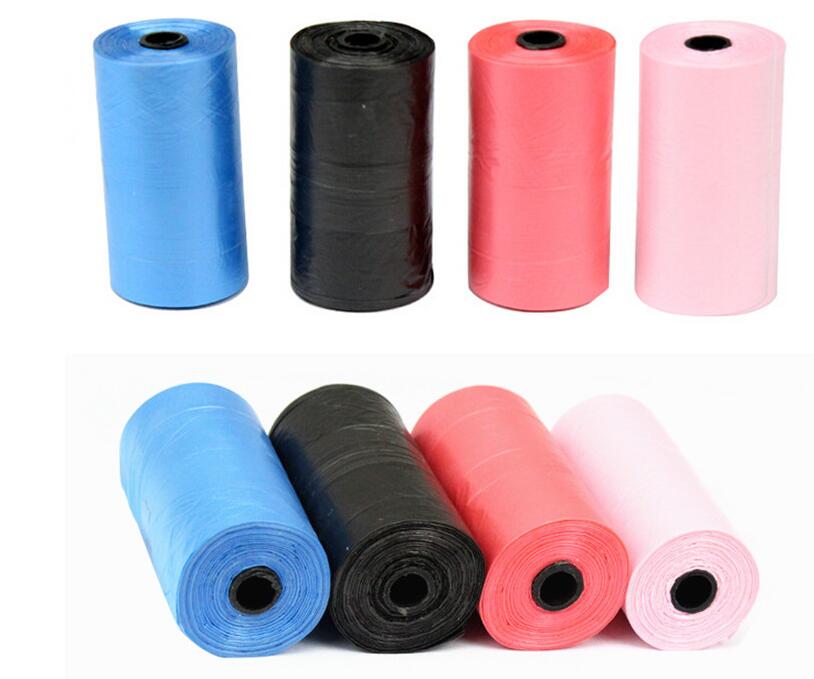 15pcs/Roll pet pick-up garbage bag