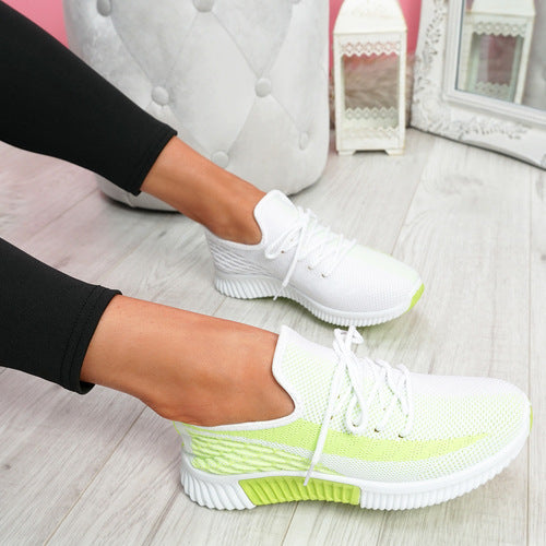 Summer New Shoes Casual Fashion Breathable Running Sneakers Flying Shoes Women's Sports Shoes