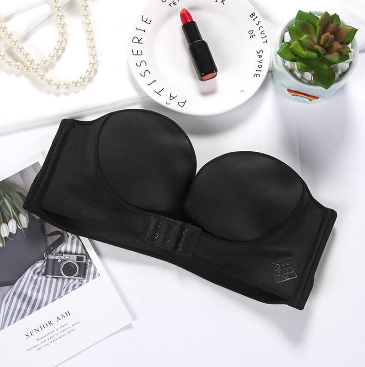 Push Up Bra Padded Party Wedding Bras Invisible Bra Strapless Bralette Cup