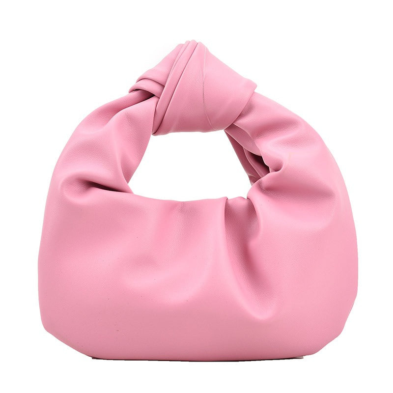 Simple handbag. High-end niche cloud bag.