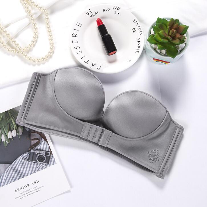 Push Up Bra Padded Party Wedding Bras Invisible Bra Strapless Bralette Cup