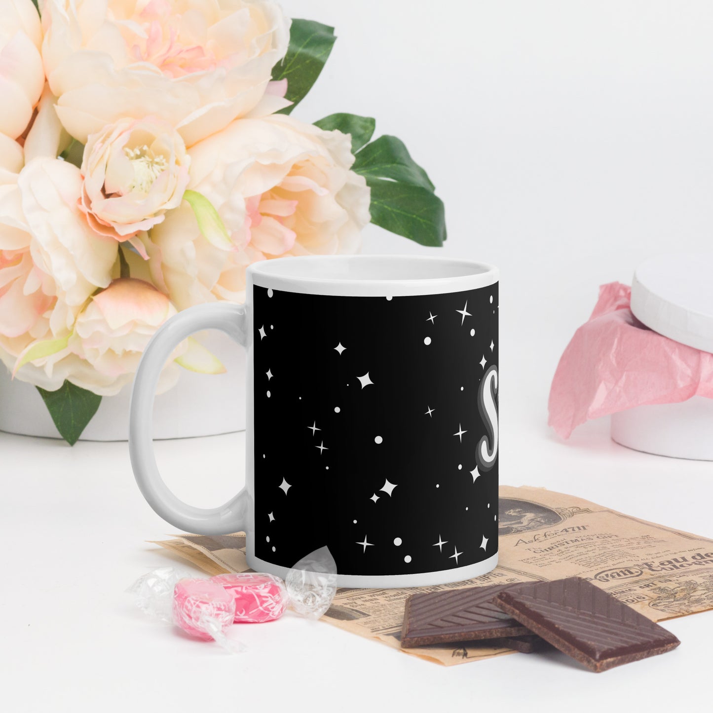 Night sky glossy mug