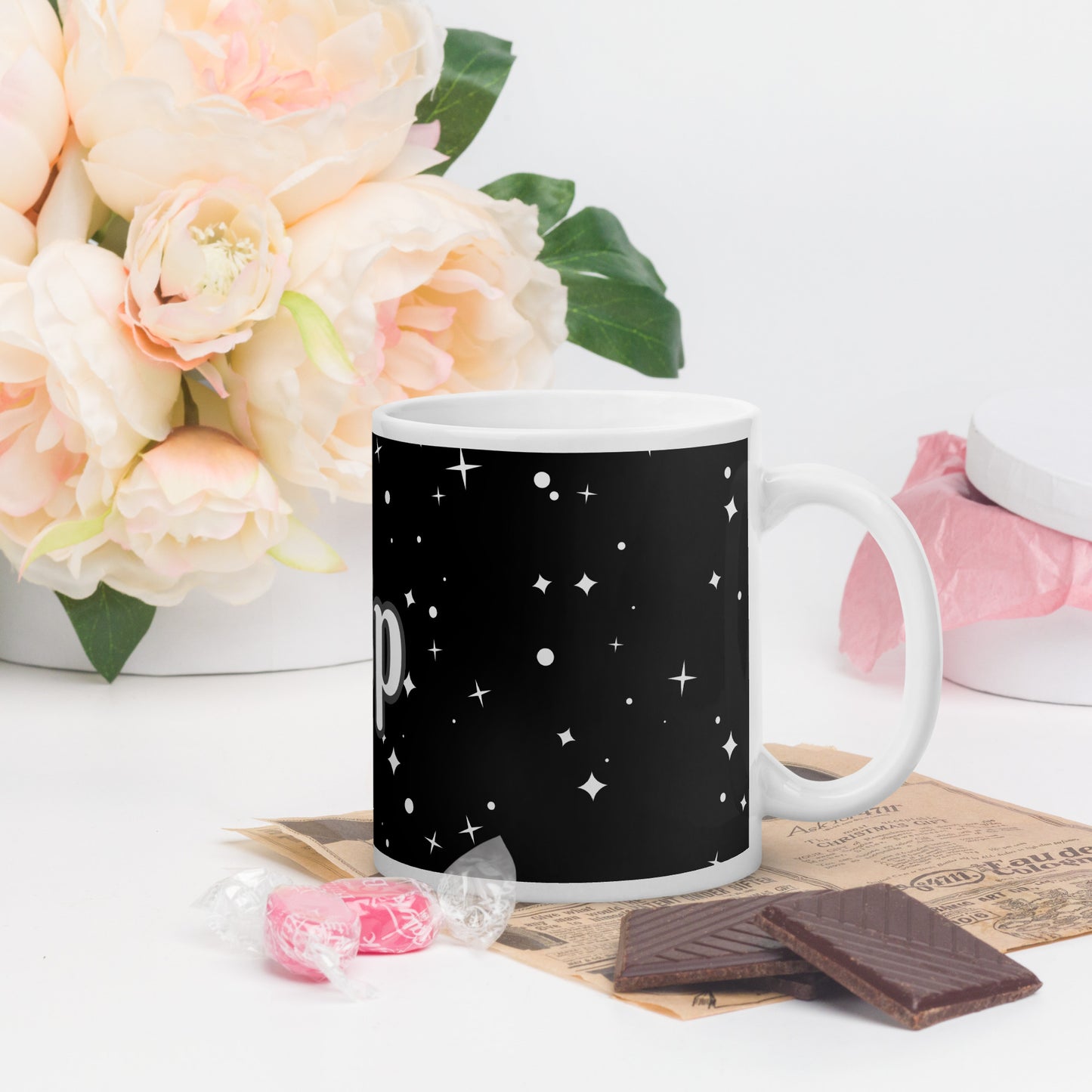 Night sky glossy mug